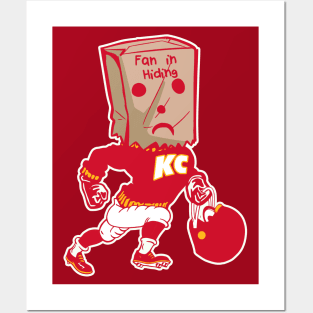 Kansas City Fan In Hiding Posters and Art